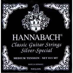 Hannabach 7164846 Struny do gitary klasycznej Serie 815 Medium tension Silver Special